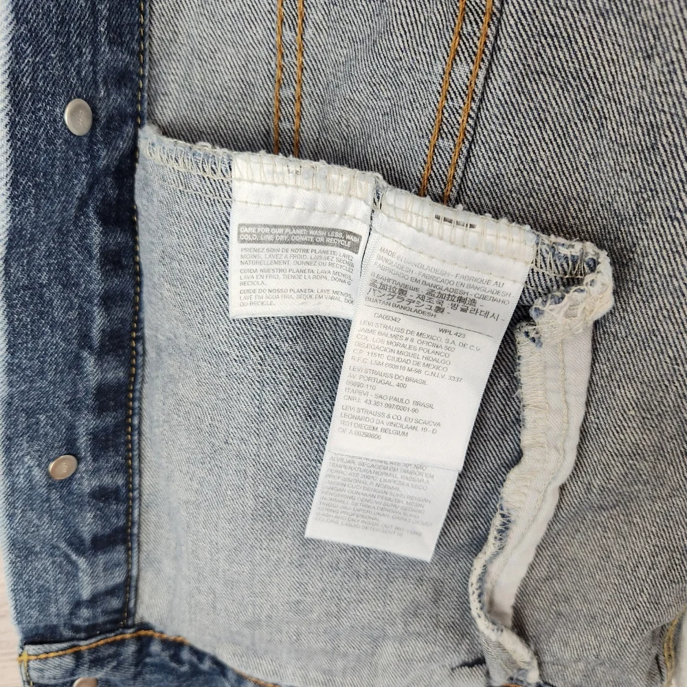 Levi's Dark Wash Denim Trucker Jacket  WPL-423